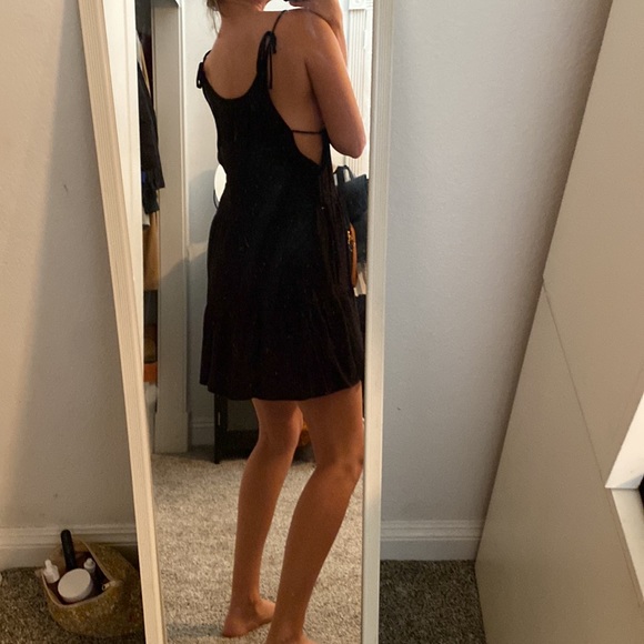 Black Tie Dress - Picture 2 of 5